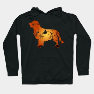 Golden Retriever Halloween Mens Womens Hoodie